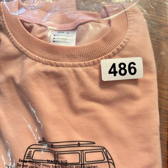 Outer Banks North Carolina Pouge Life Pink Sweatshirt Women's Size M - Picture 10 of 10